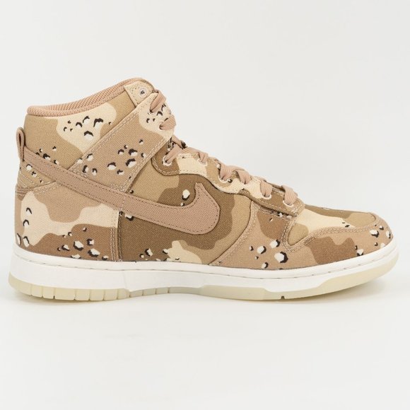 Nike Women's Dunk High 'Desert Camo' DX2314-200 Sneakers size 8 - Picture 4 of 9